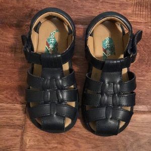 Blue Leather Sandler’s Toddler 8